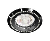 Встраиваемый светильник Feron DL103-BK прозрачный черный
